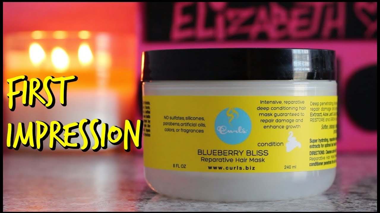 First Impression: Curls Blueberry Bliss Reparative Hair Mask