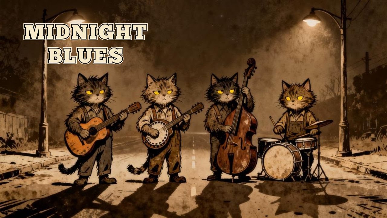 Midnight Blues | Vintage Blues Instrumental Loop for Late Night