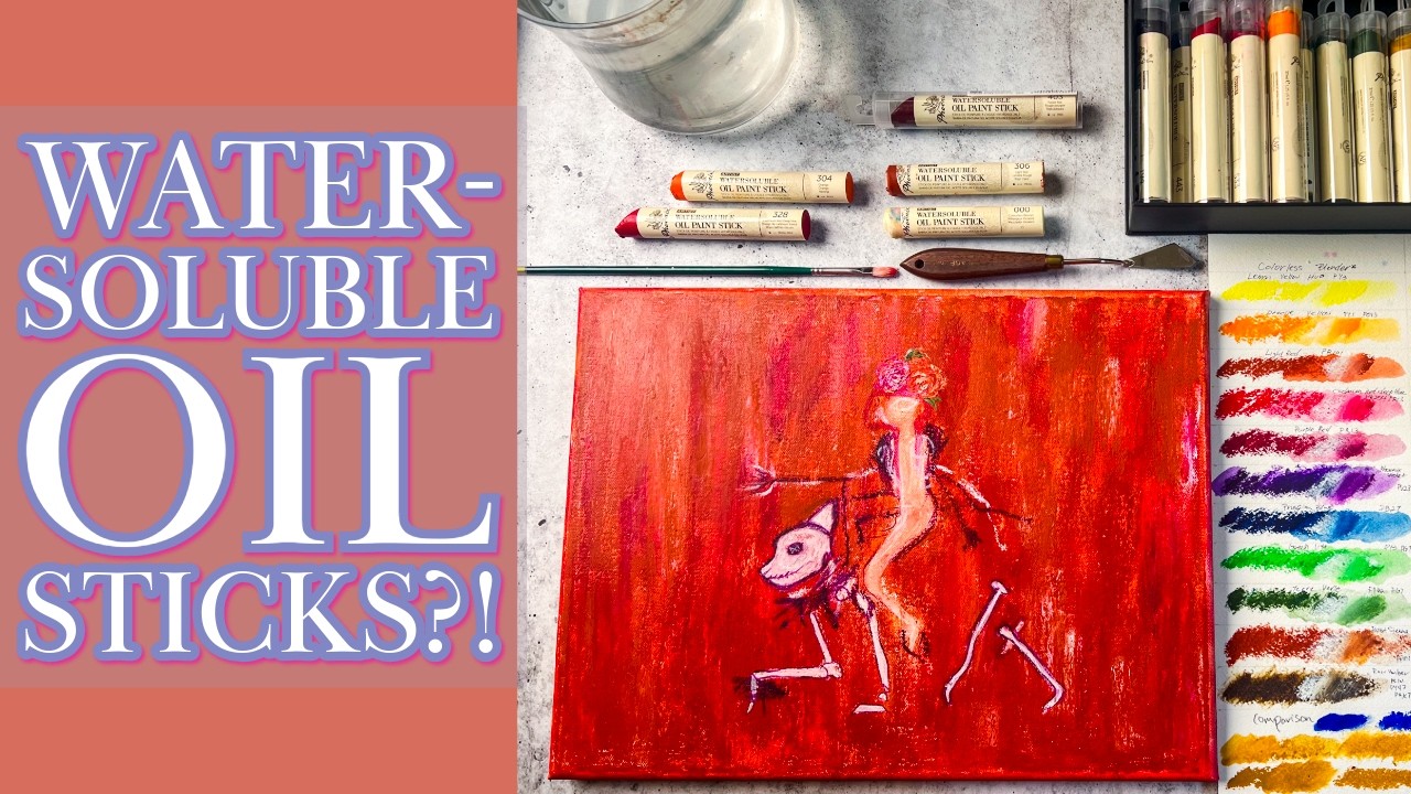 Oil Sticks for Beginners: Testing Phoenix Water-Soluble Oil Sticks (+ What I Wish I Knew)