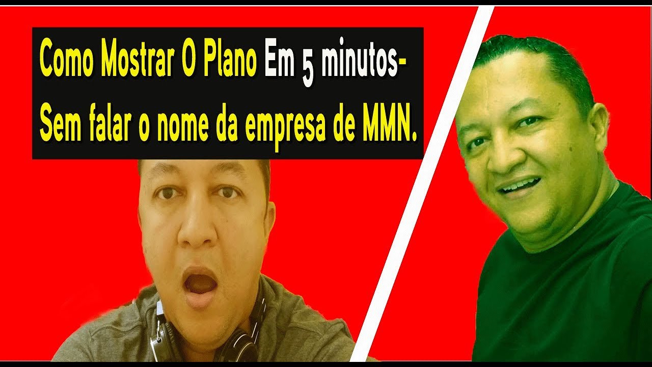 COMO MOSTRAR O PLANO EM 5 MINUTOS
