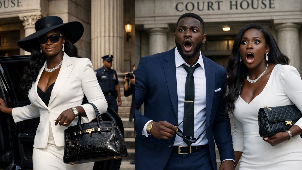 JUST MINUTES BEFORE DIVORCE, WIFE ARRIVES IN A LIMOUSINE — HUSBAND PANICKED, MISTRESS ABANDONS HIM