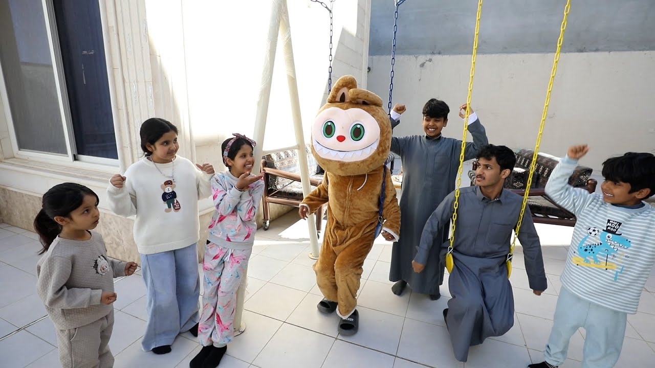 عماد ولابوبو يتحدون مين اقوى بالمراجيح !! ليلى