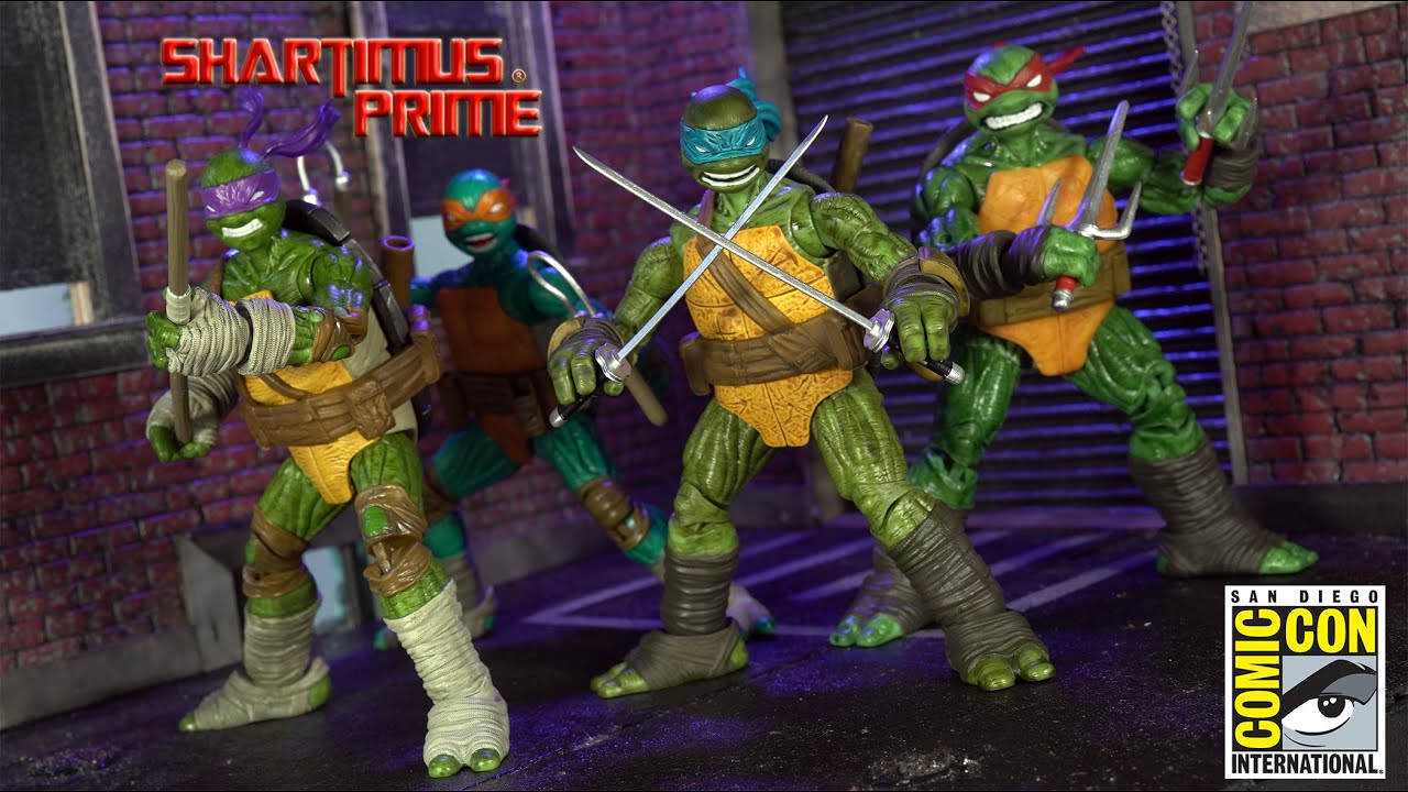 TMNT IDW The Loyal Subjects SDCC 2023 Ninja Turtles BST AXN Comic Action Figure Review