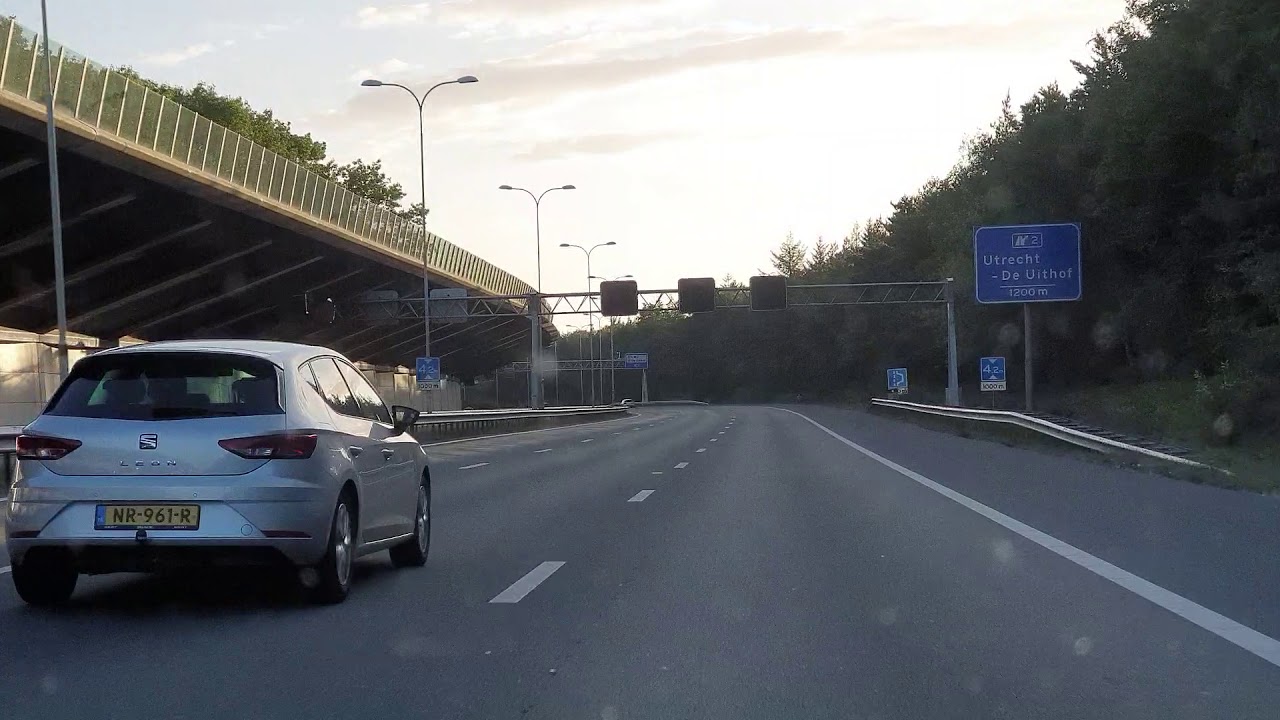 Dashcam Beelden Soesterberg: A28 Toerit Soesterberg  ----》A28/A27 Knooppunt Rijnsweerd.