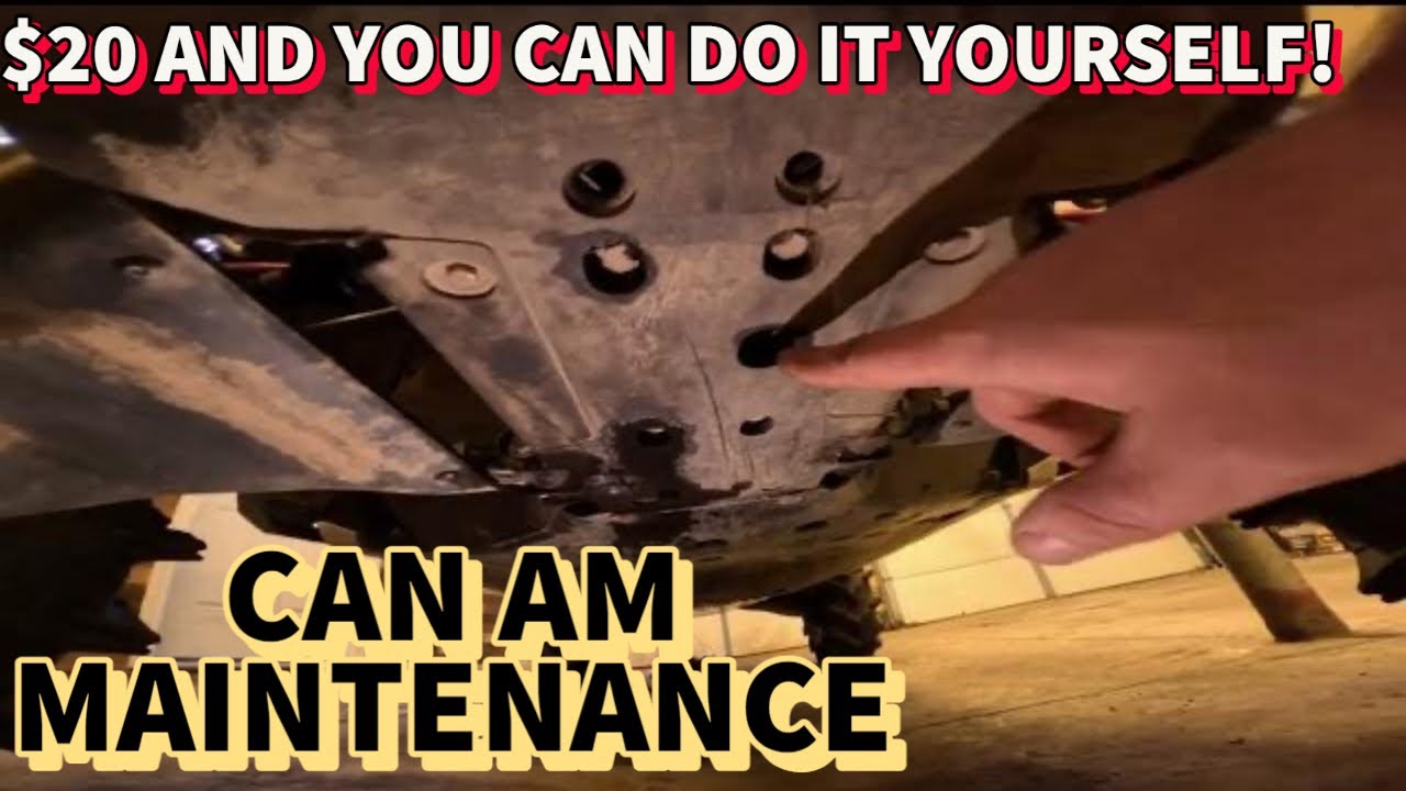FRONT DIFFERENTIAL FLUID CHANGE! SMART-LOK CAN AM MAVERICK SPORT 1000R XRC!