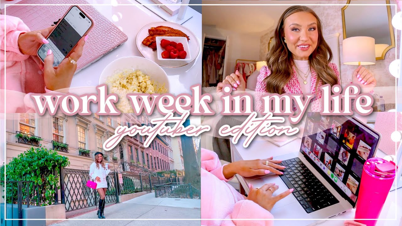 Work Week In My Life: Full-Time YouTuber🎥 | Editing, Shoots, Events, Filming & More | Lauren Norris