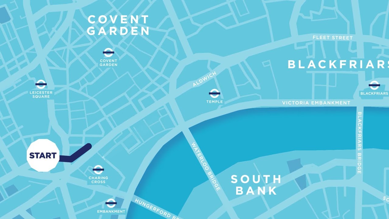 Route Preview for the Cancer Research UK London Winter Run 2022