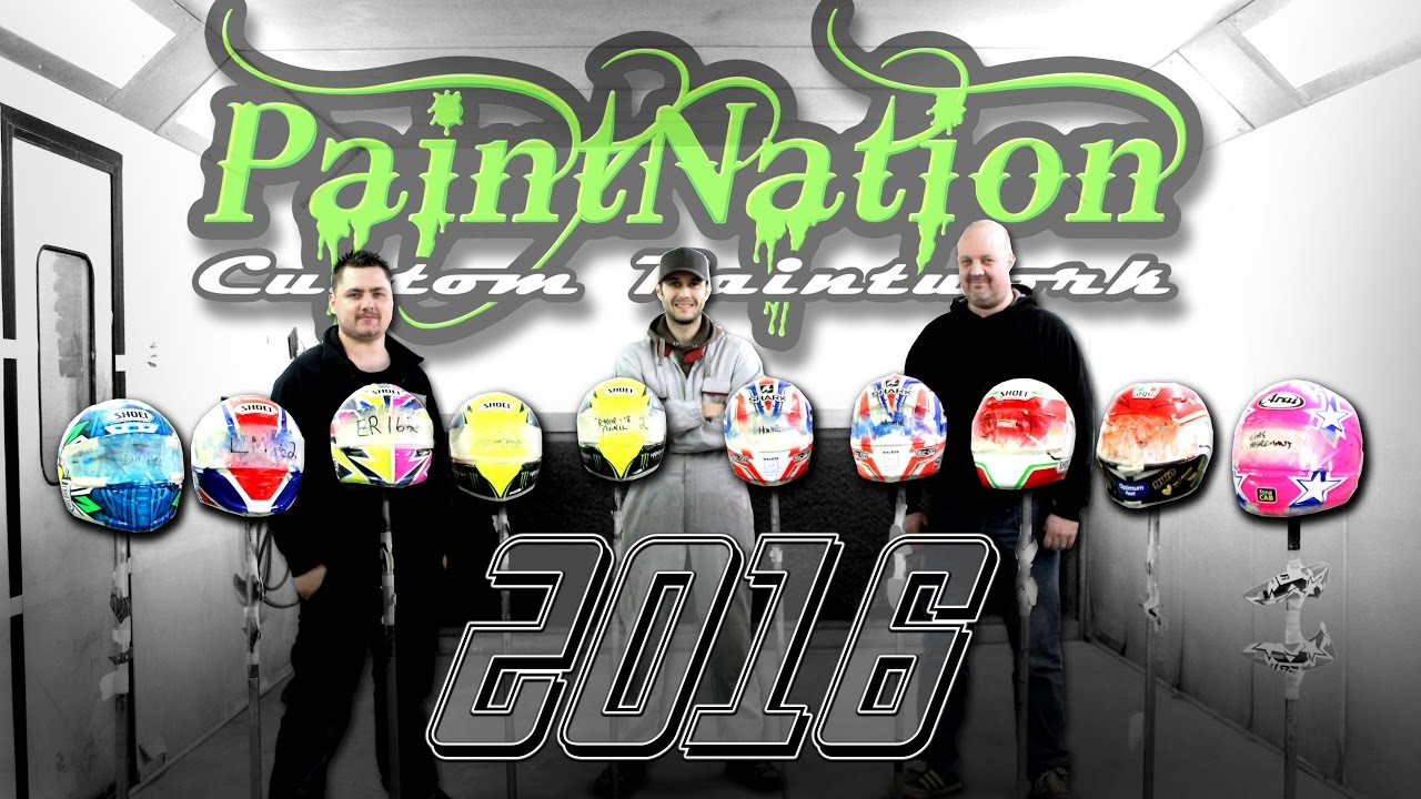 PaintNation 2016 Custom Helmets