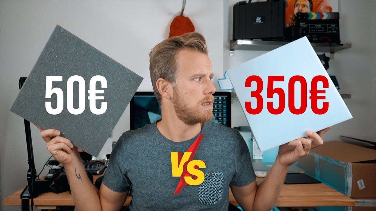50€ VS 350€ MOUSSE ACOUSTIQUE