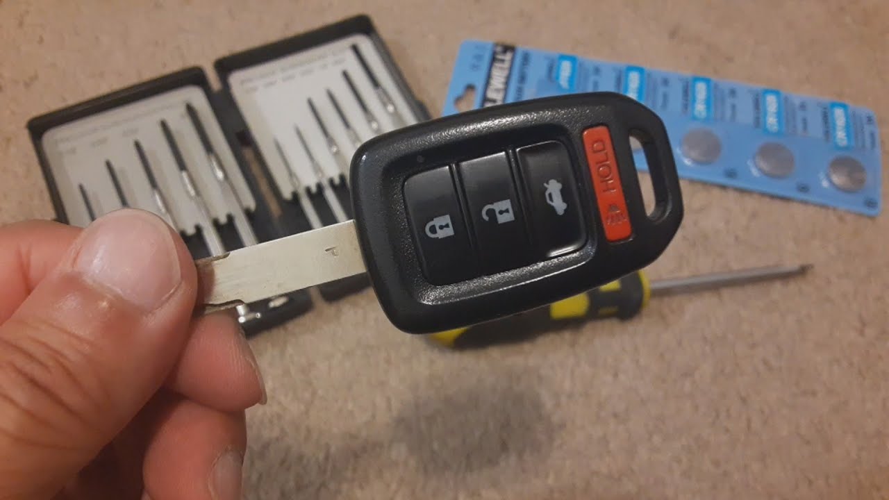 How to Replace Key battery on HONDA CIVIC | 2015 Honda Civic