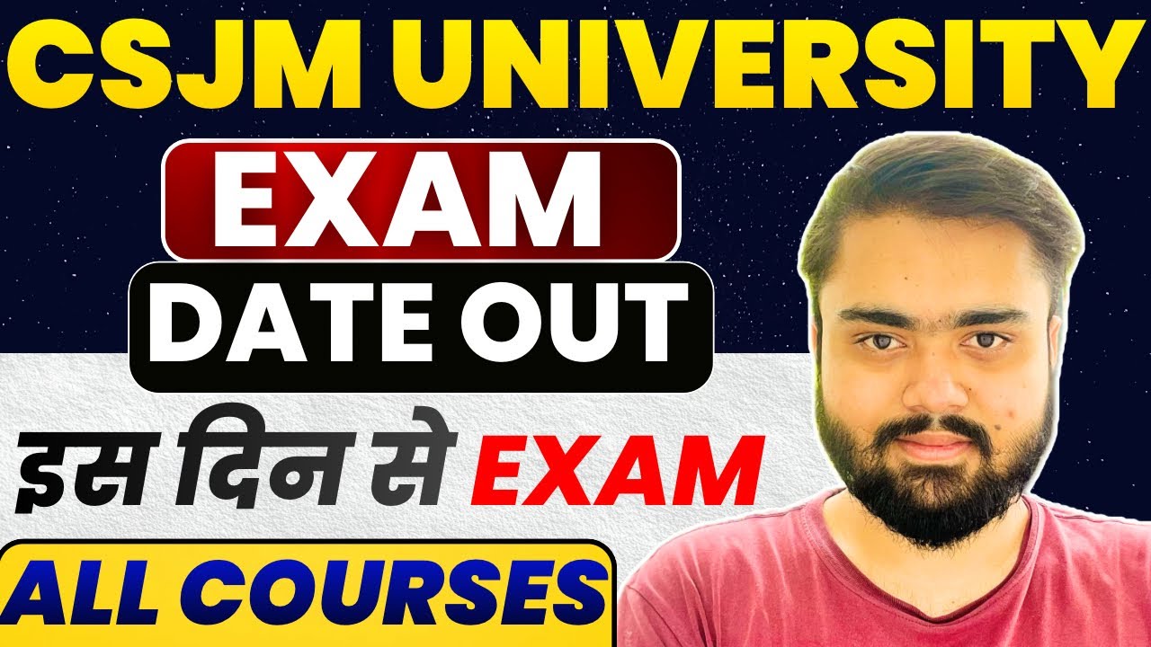 CSJMU Exam Date 2026 OUT🔥|CSJMU Even Semester Exam 2026|CSJMU 2nd,4th,6th Semester Exam Date 2026.