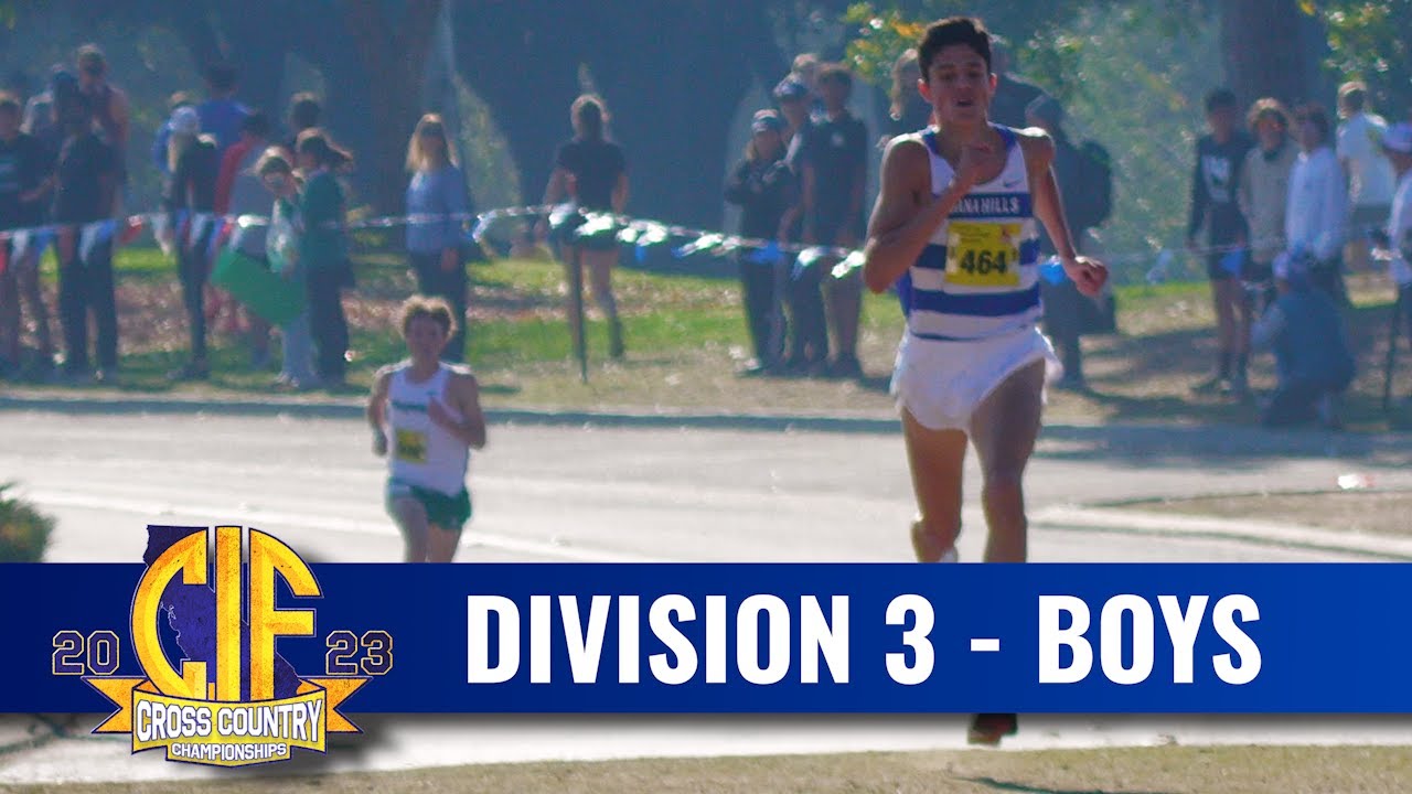 XC 2023 — CIF State D3, мальчики (представления перед гонкой, основные моменты гонки, награды и и...