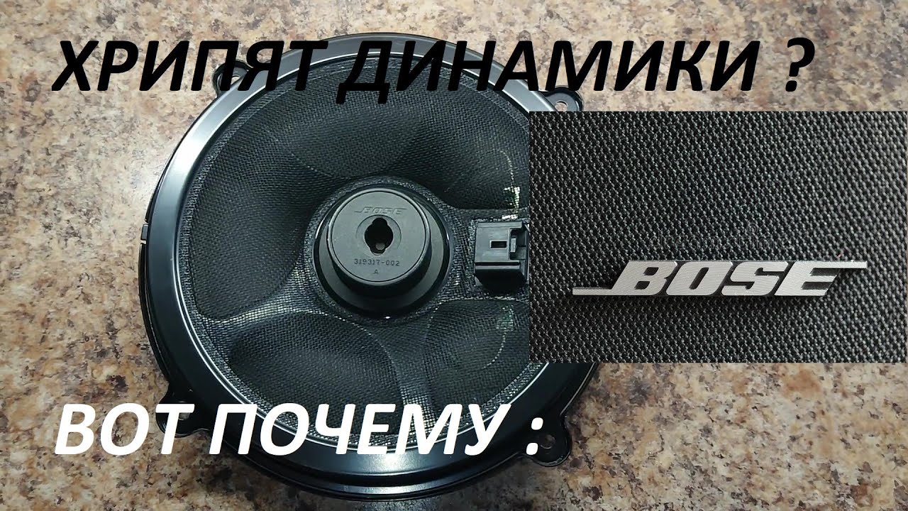 Почему хрипят (дребезжат) динамики 