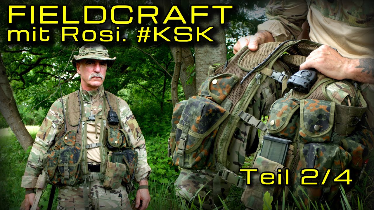 FIELDCRAFT - mit Ex KSK Hermann Rosi Rosenberg & Erik - Folge 2 - Gefechtsweste
