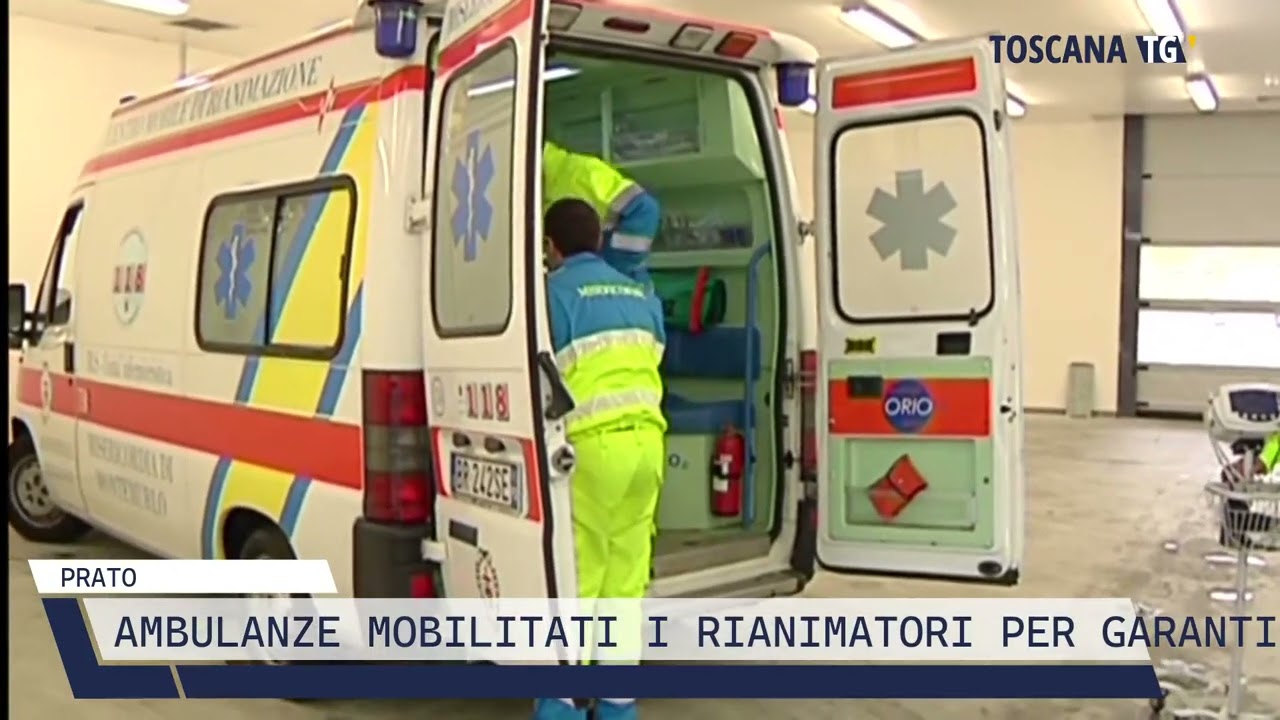 2022-07-16 PRATO - AMBULANZE MOBILITATI I RIANIMATORI PER GARANTIRE TURNI
