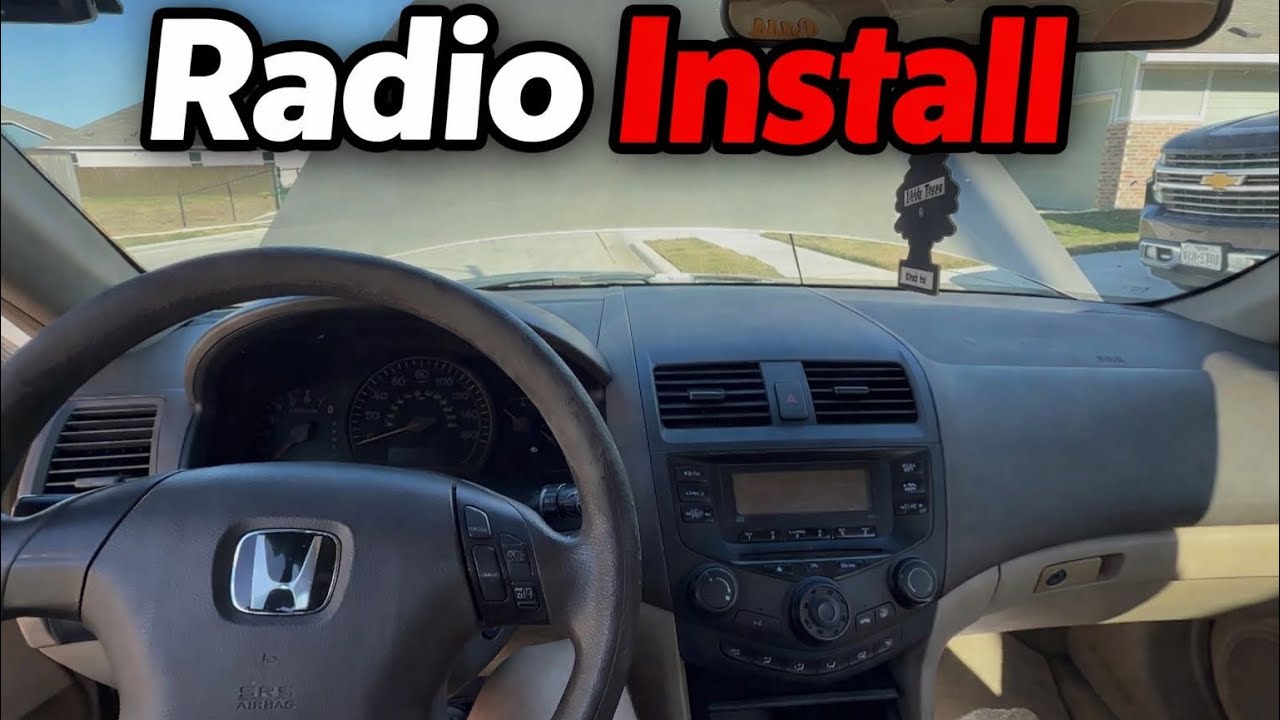 How to Install an Aftermarket Radio in Your Car(2003-2007 Honda Accord) 