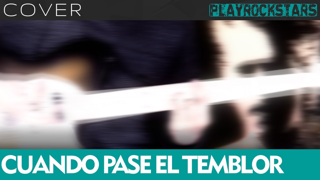 como tocar CUANDO PASE EL TEMBLOR en guitarra SODA STEREO ⭐️ COVER / ACORDES / RITMO / TABS