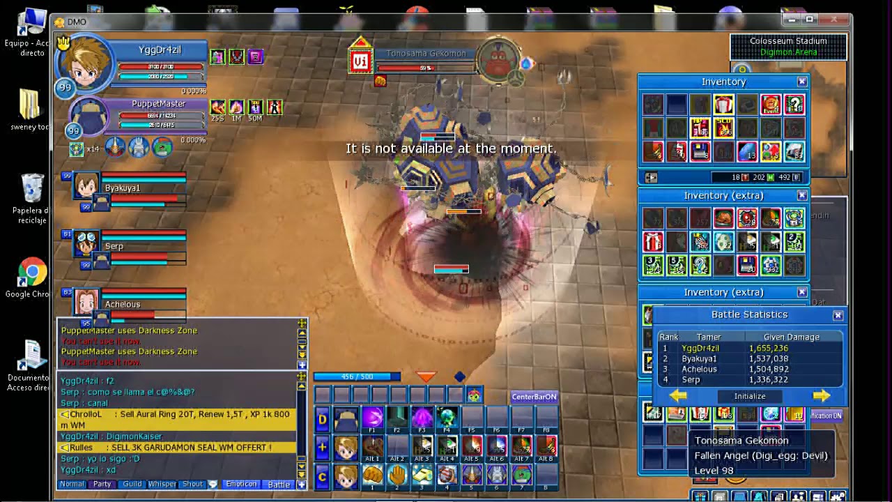 DMO best digi for colisseum Apocalymon