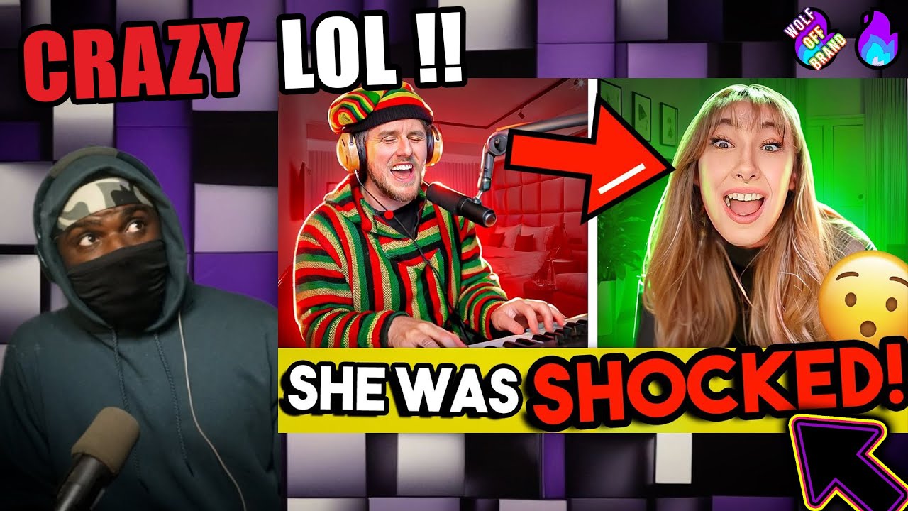 WOLF SAMA REACTS to Mr Wobbles REGGAE GOODNESS on OMEGLE!!!