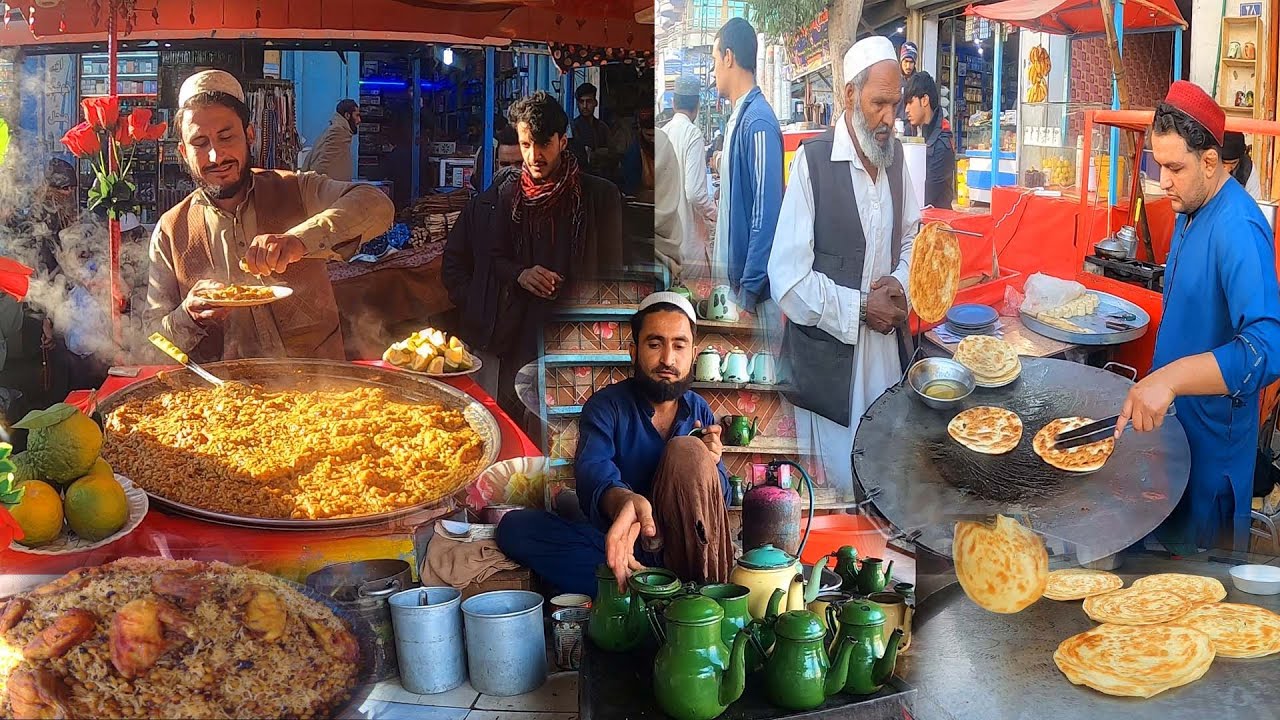 Breakfast in Jalalabad Afghanistan Mukhabirato Chowk | Liver fry | Siri Paye | Street food Nashta
