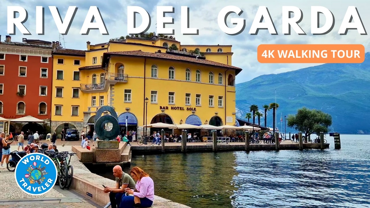 Riva del Garda 4K Walking Tour: Explore Italy's Scenic Lakeside Town