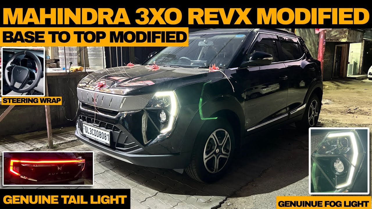 MAHINDRA 3XO REVX MODIFIED🔥REVX Genuine Parts🔥 #3xo #mahindra3xo 