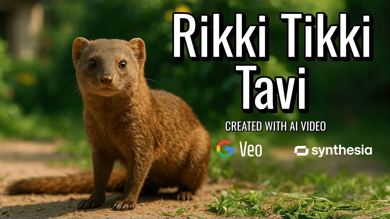 AI VIDEO:  Rikki-Tikki-Tavi | Created with Google Veo 3 +  Synthesia