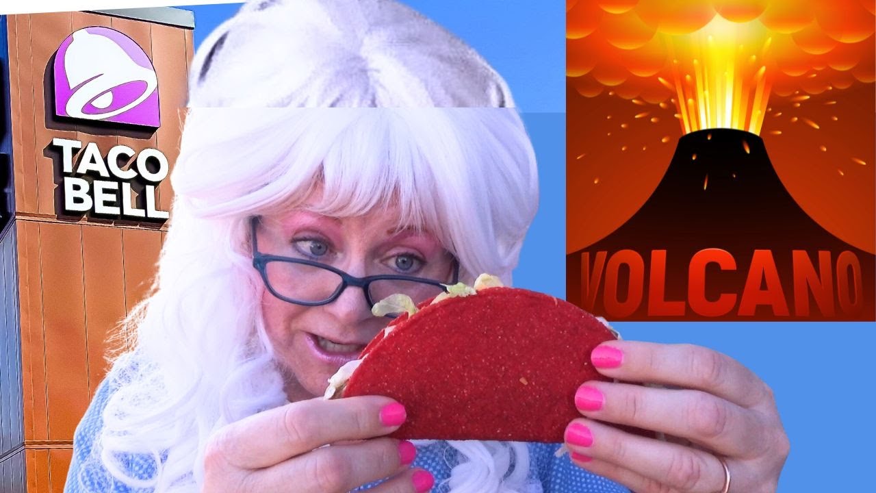 Taco Bell Volcano Taco Chipotle Chicken Avocado Ranch Granny McDonald's Funny Food Review