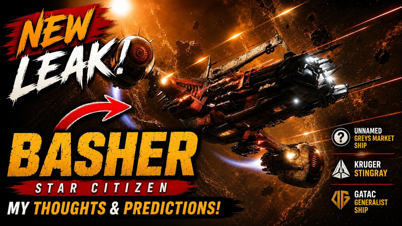 Утечка информации о новом корабле Basher! Это лучший грядущий корабль в Star Citizen?!