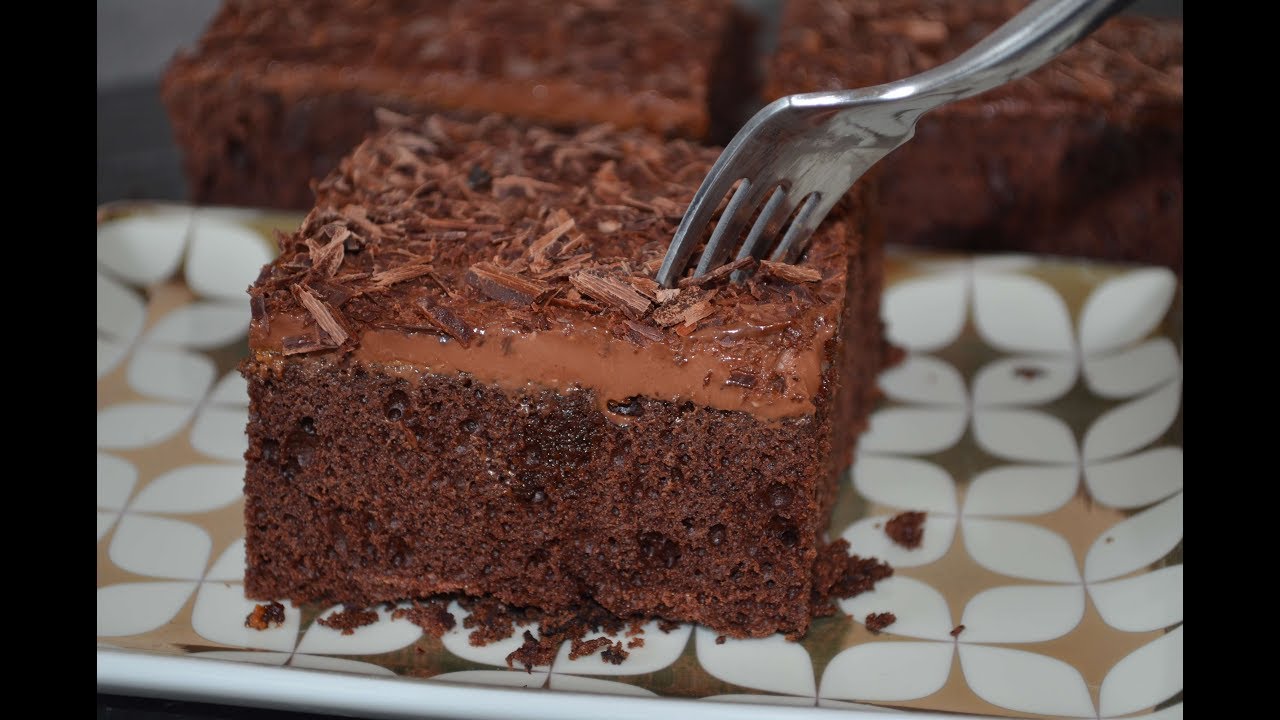 كاتو شوكولا بالكراميل طعمها خيال و نكهة رائعة شي نظم chcolate cake with caramel