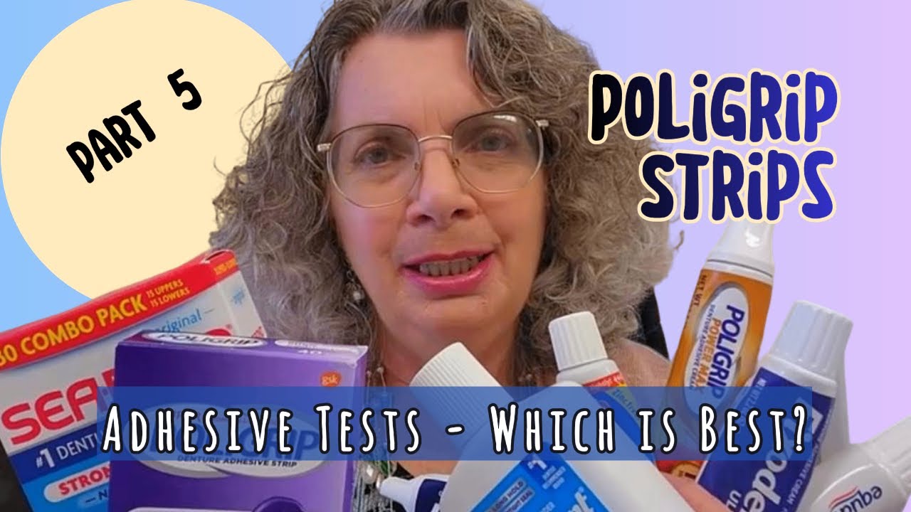 Adhesive tests and product reviews, Part 5: Poligrip Strips @sallygotdentures