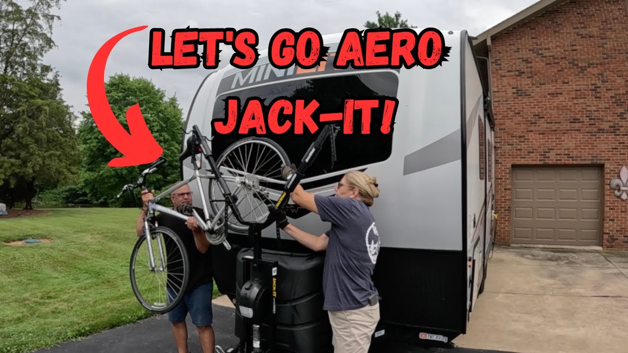 Let's Go Aero — установка крепления для двух велосипедов Jack-It