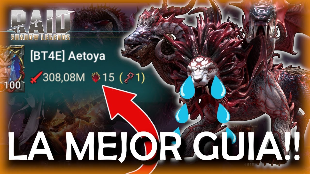 LA MEJOR GUIA PARA LA QUIMERA!! RELAJATE Y ENTIENDELA!!! | RAID SHADOW LEGENDS Espanol