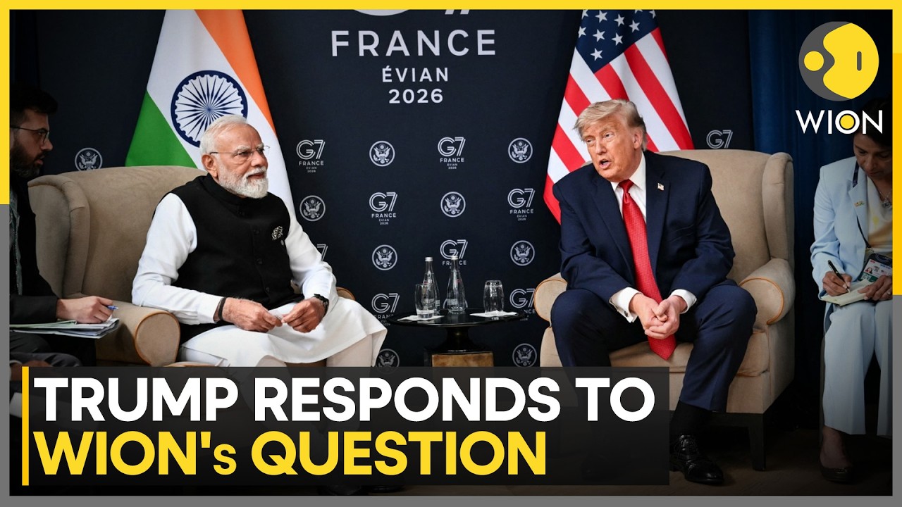 G7 Summit: WION's India Question Triggers Trump&rsquo;s Nostalgic Flashback | WION
