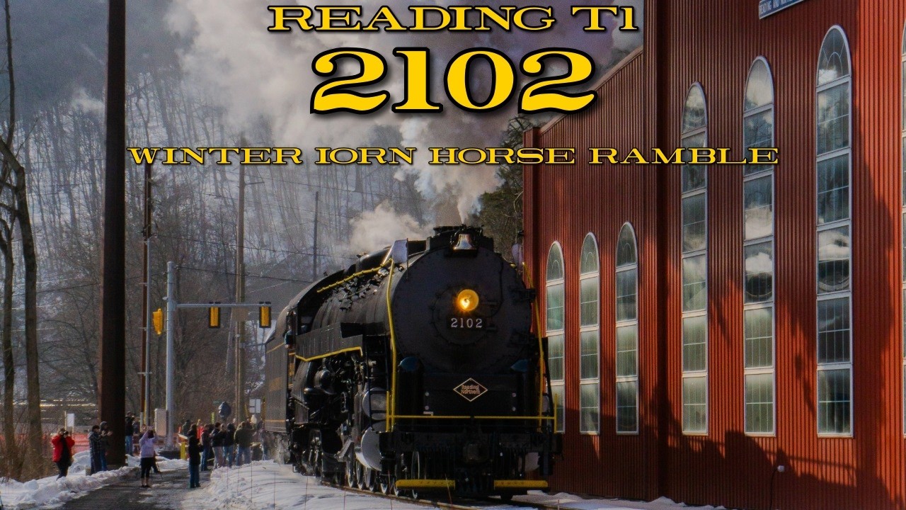 Reading & Northern: Reading T1 2102 Winter's Iron Horse Ramble (4K)