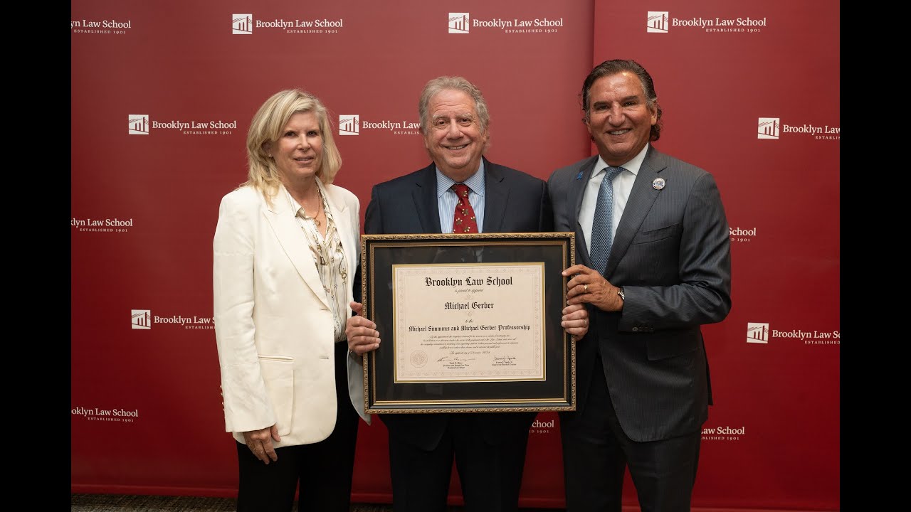 The Michael Simmons and Michael Gerber Professorship Investiture