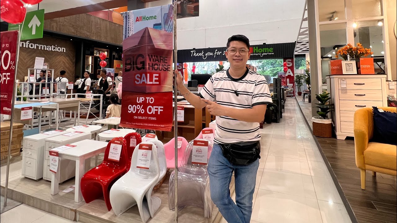 AllHome BIG WAREHOUSE SALE IS BACK UP TO 90% OFF Presyong Bagsak Presyo na lahat || TourVlog