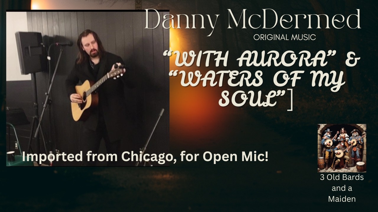 Danny McDermed sings original music from Royal Oak! he is a Chicago native! We do Imports here at Op