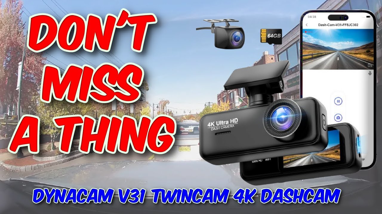 Обзор видеорегистратора DYNACAM V31 Twincam 4K