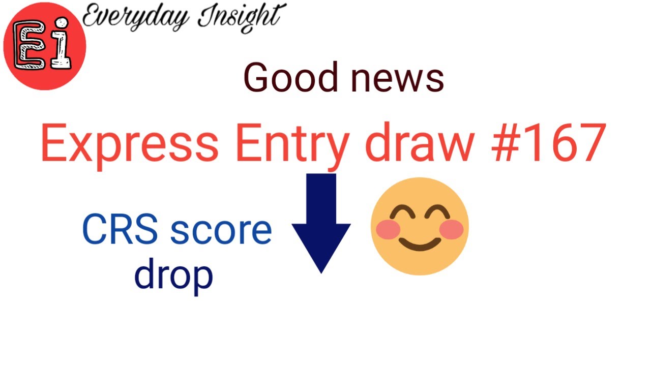 Canada PR Express entry draw #167| CRS score as on 18 Nov 2020| CRS score drop