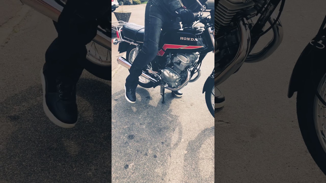 Honda CB125 Twin 1977 kick start #hondamotorcycles #hondacb125 #kickstarter