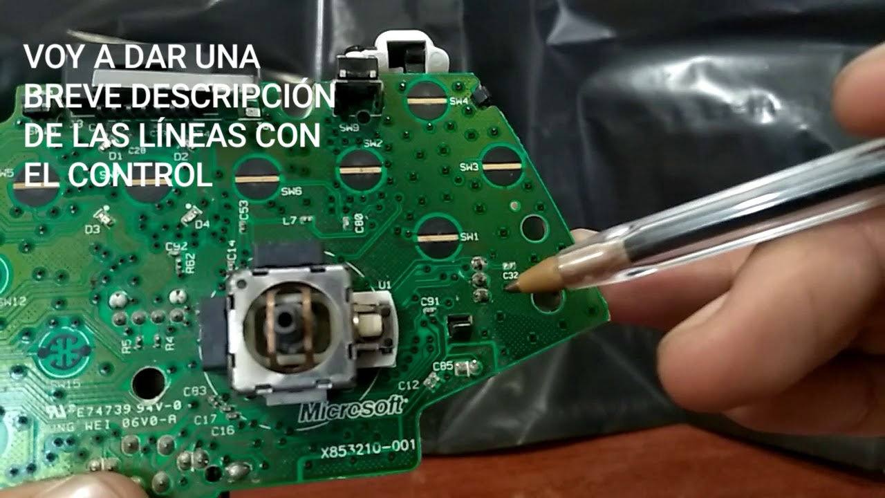 DIAGRAMA DE BOTONES LT Y RT PARA CONTROL XBOX 360