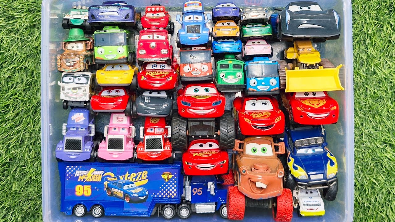 Disney Pixar Cars Unboxing Review | Lightning McQueen, Tow Mater, Doc Hudson, Sally Carrera, Mack