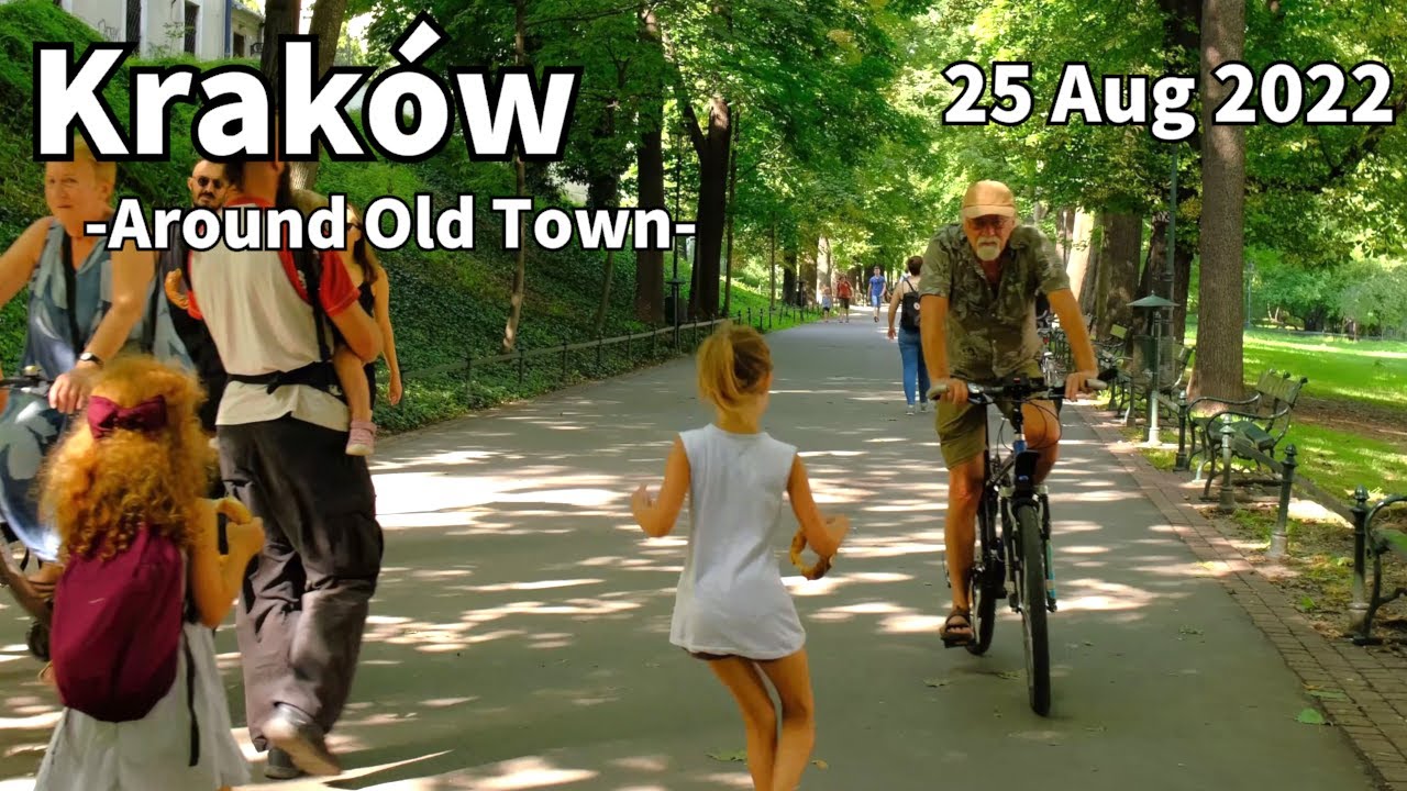 Walk Kraków around Old Town in Poland - August 2022 | Walking Tour