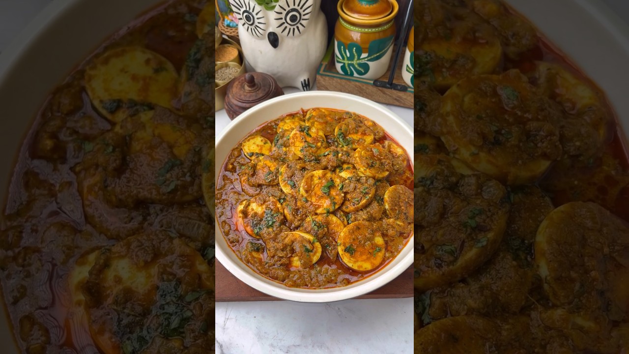 Egg Tikka Masala😍 #shorts #viral #egg