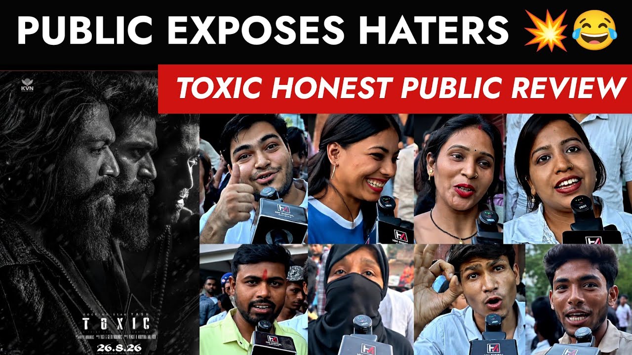 Toxic public review | Haters Exposed 😱😂 | Rocking Star Yash | toxic public review | toxic review 💯💯🔥