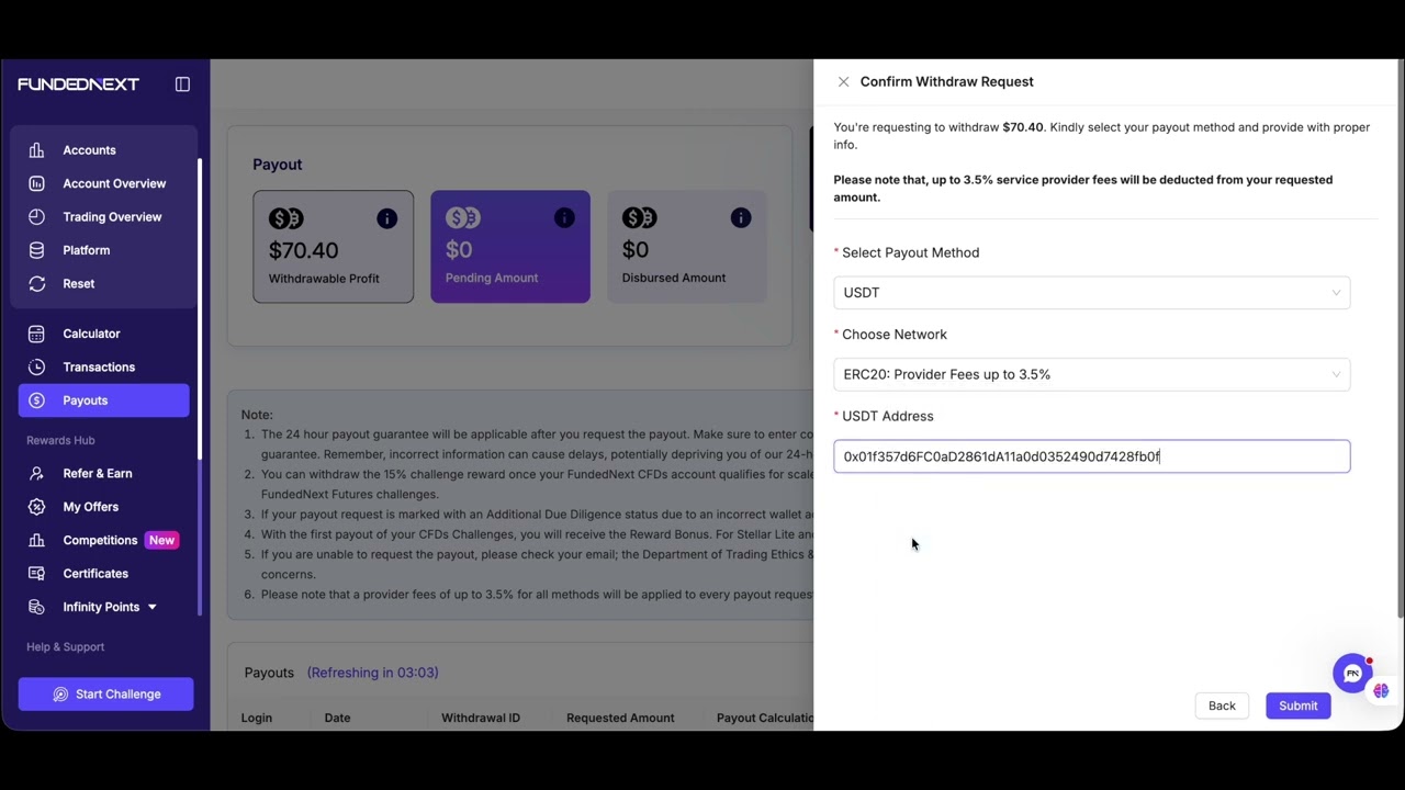 How to Request a Payout on FundedNext (Step-by-Step Tutorial)