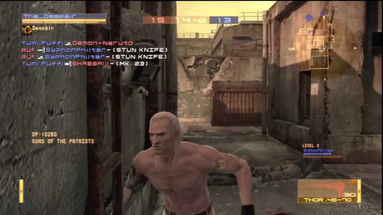 MGO Handguns Match - Liquid Ocelot (Silo Sunset)