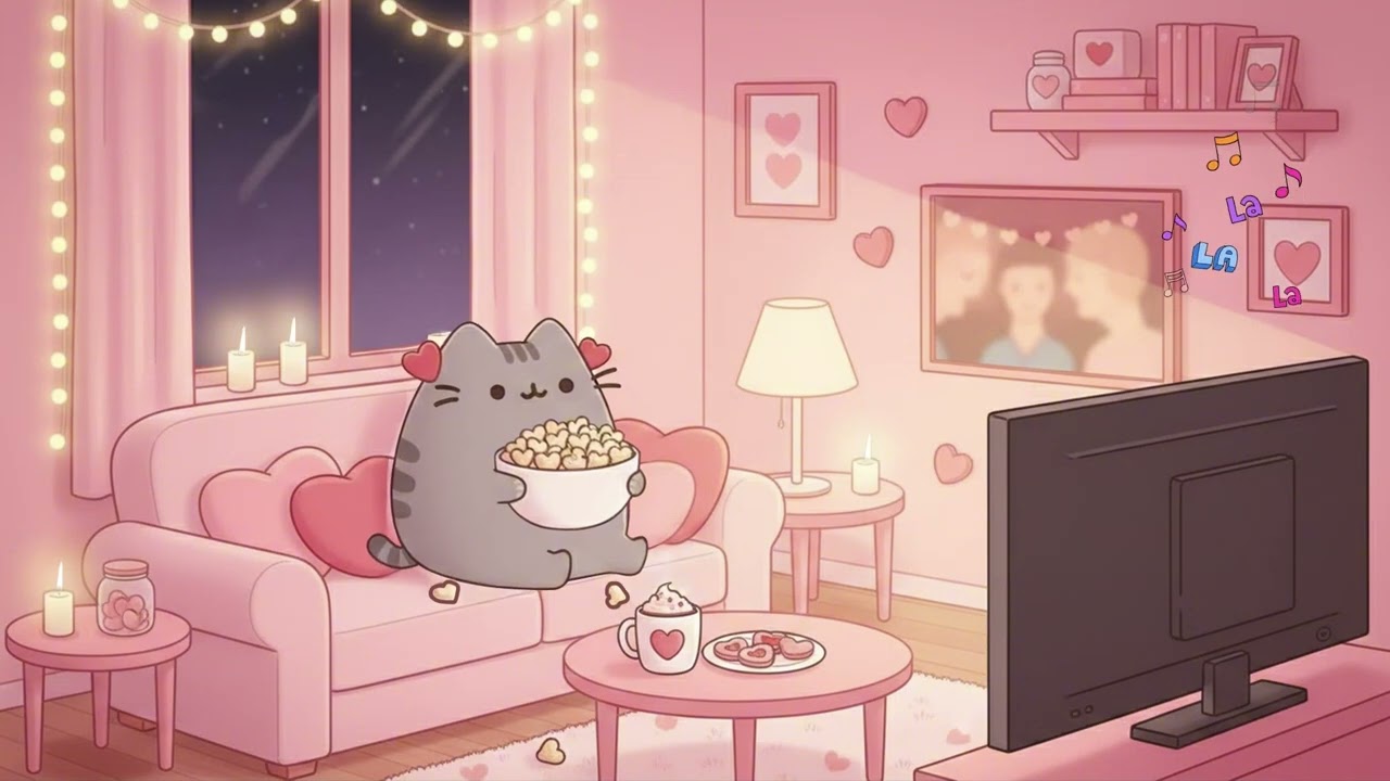 Pusheen Lofi 🎧 Cozy Chill Music for Study, Relax & Sleep