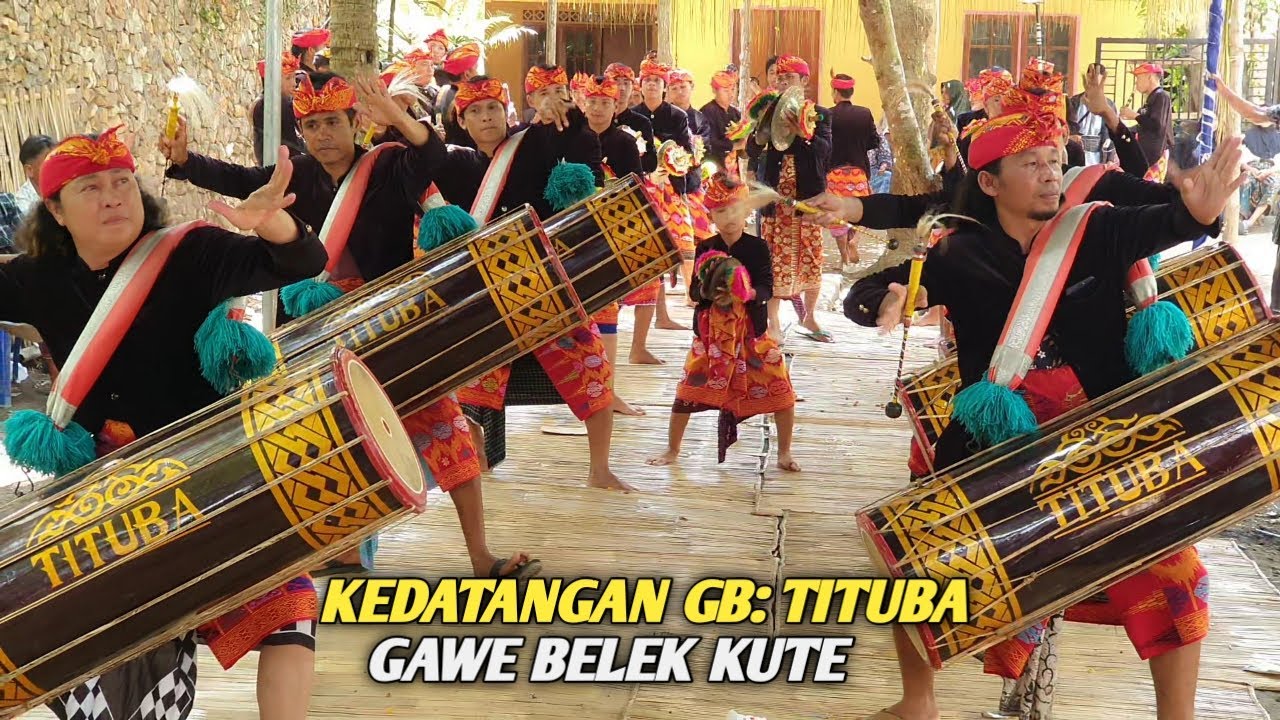 KEDATANGAN GENDANG BELEK TIANG TUNAS BARENG SANGIANG DI GAWE BELEK KUTE TARIAN DI SEBELAH GB JABA